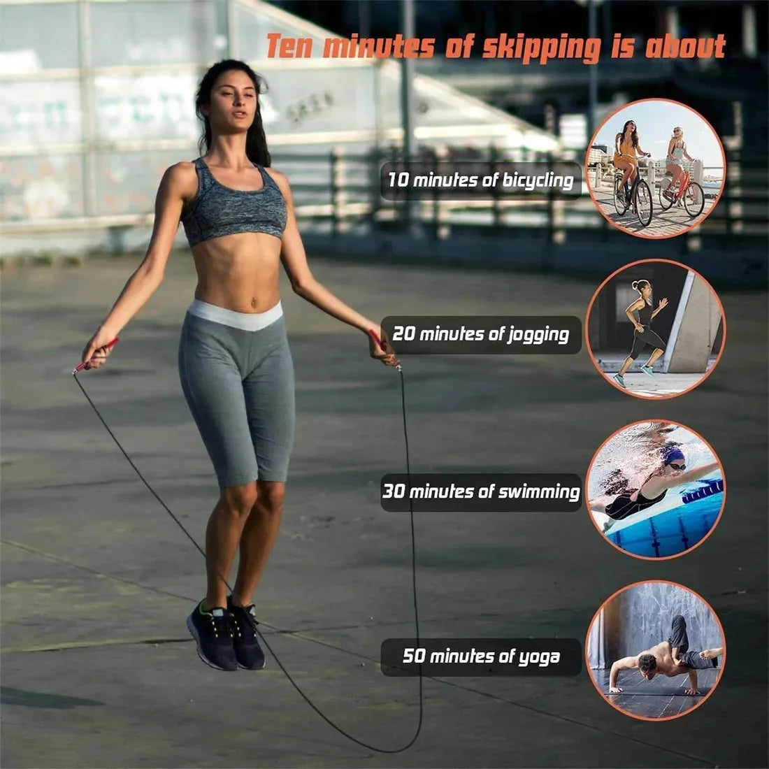 Speed Bearing Jump Rope